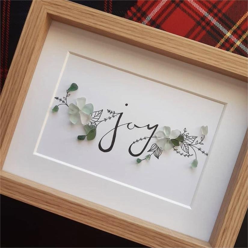 JOY Sea Glass Art