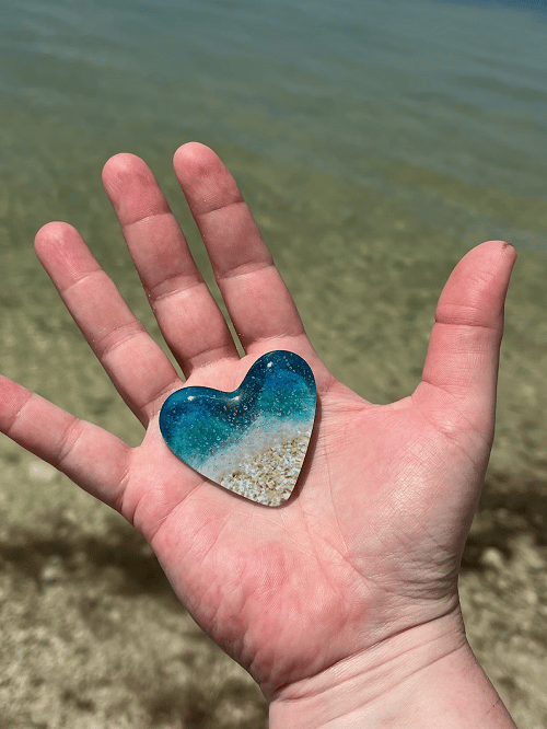 🔥LAST DAY 49% OFF - 🎁Glass Beach Pocket Heart