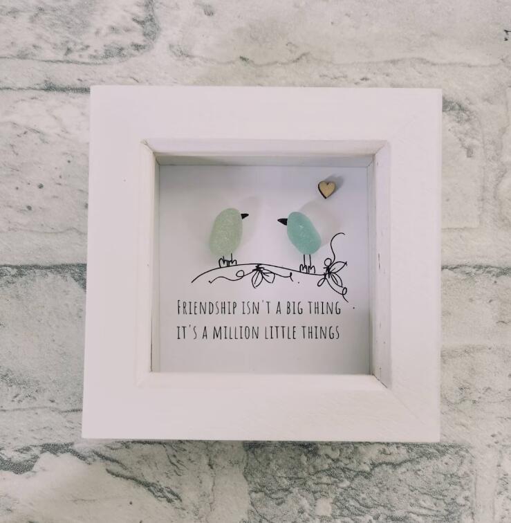 ❤️Friendship Little Things Seaglass Art