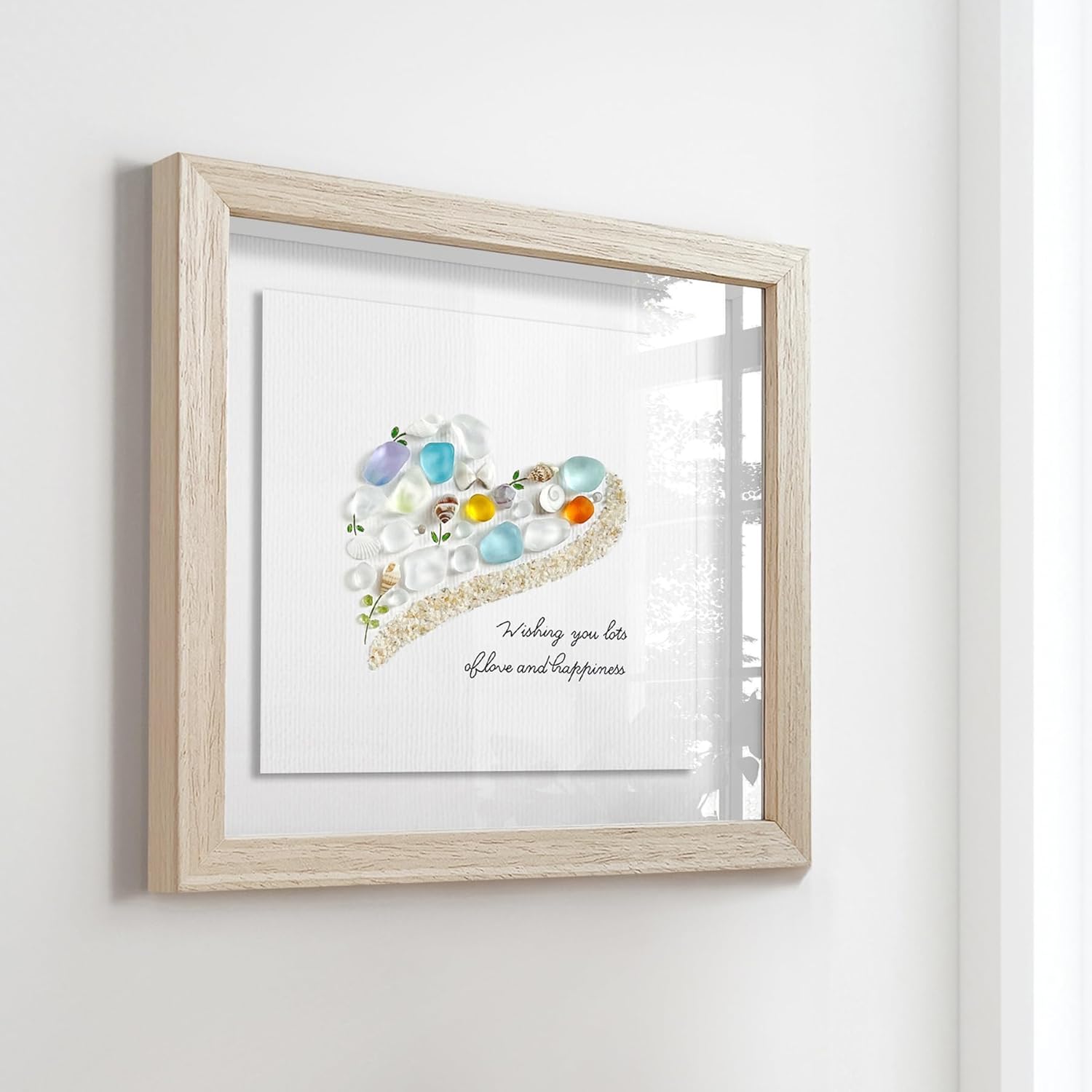 Sea Heart Handmade Sea Glass Art 