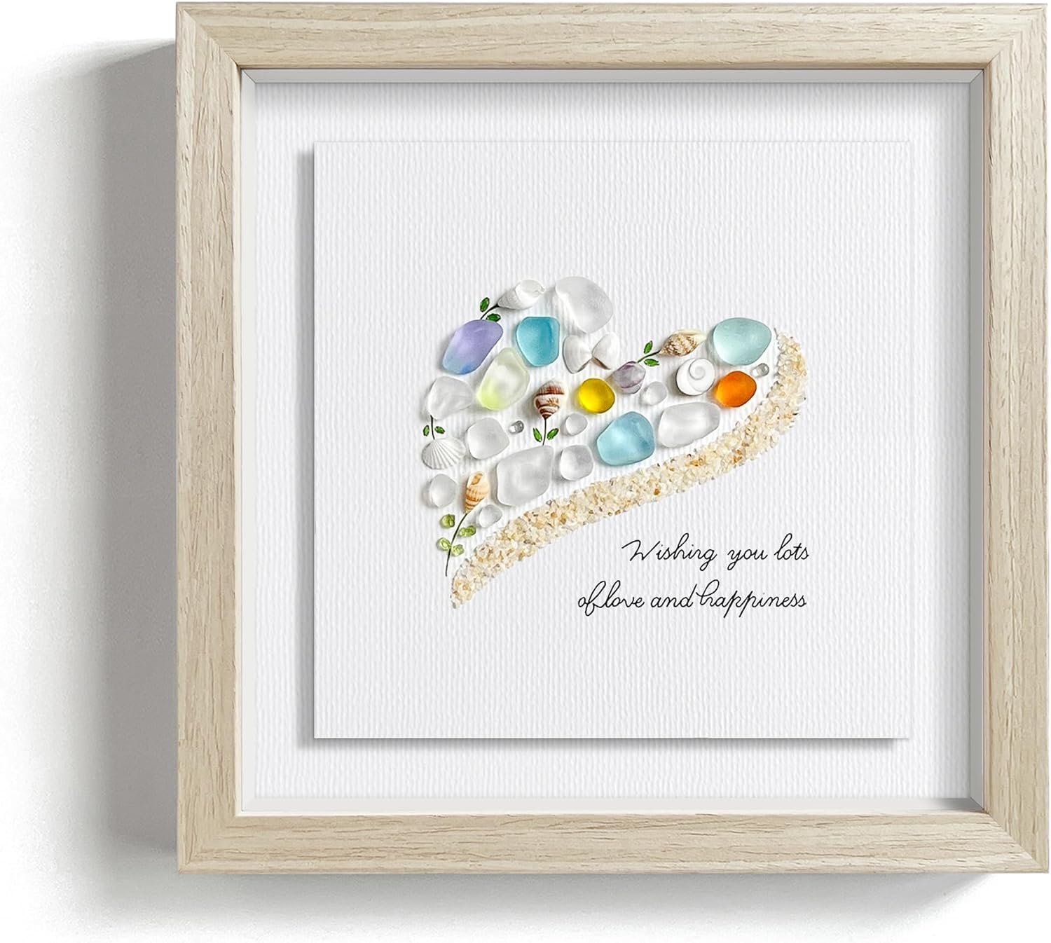 Sea Heart Handmade Sea Glass Art 