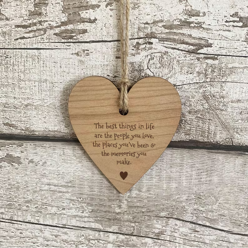 ✨💗Hanging Heart Plaque Friendship & Love Gift