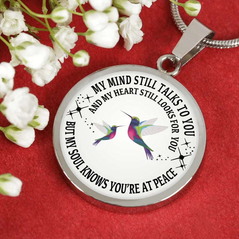 Last Day 75% OFF - My Mind Still Talks To You Memorial Necklace, In Memory Of Gift💕
