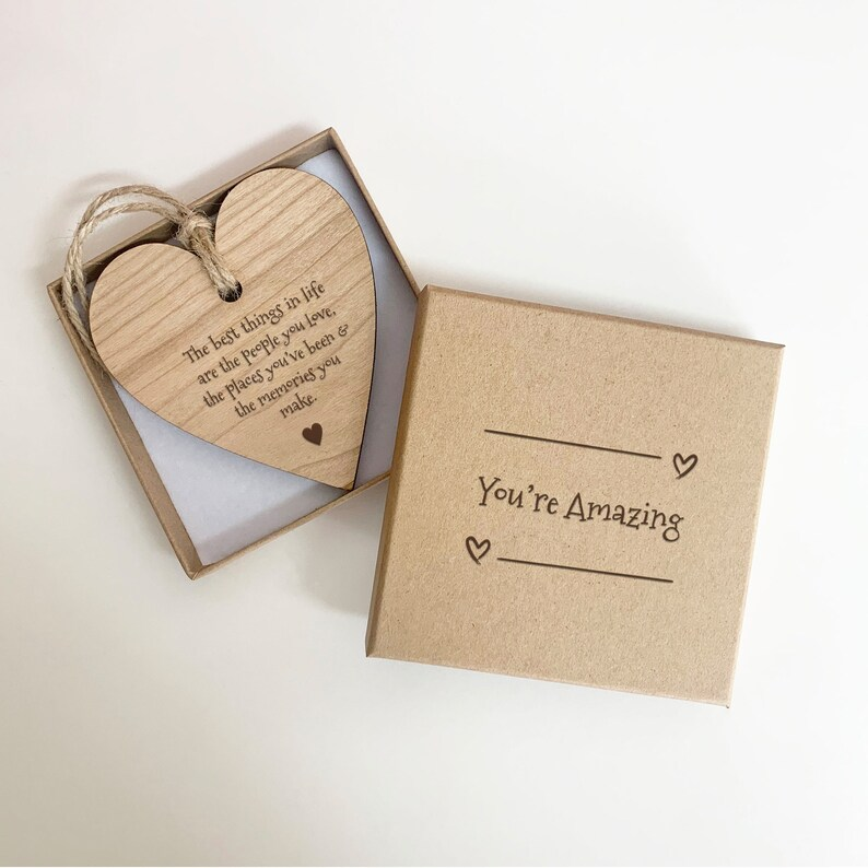 Hanging Heart Plaque Friendship & Love Gift💗