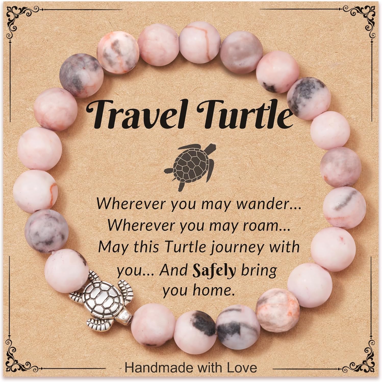 Turtle Gifts for Women -Lucky Turtle Charm Bracelet