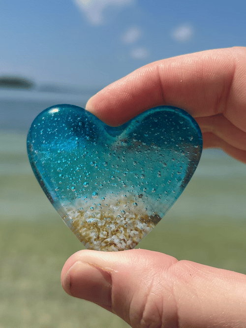 🔥LAST DAY 49% OFF - 🎁Glass Beach Pocket Heart