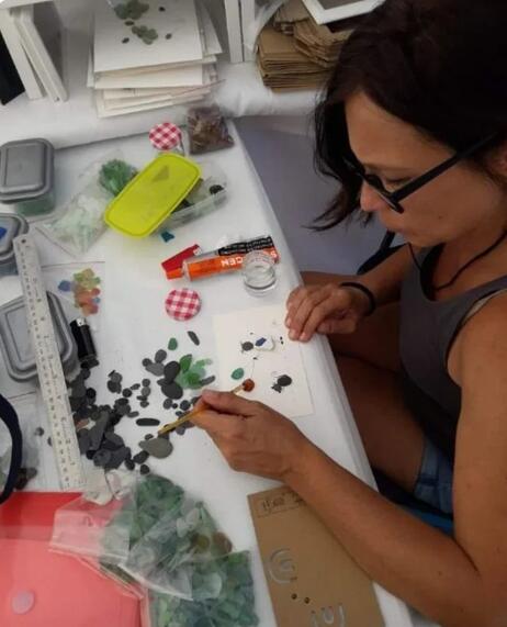 There's a discount for the last week❤️Sea Glass Art, Seaglass Birds, Friend Birthday Gift,Handmade