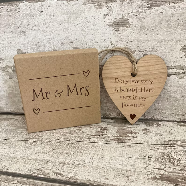 🎁💗Hanging Heart Plaque Friendship & Love Gift