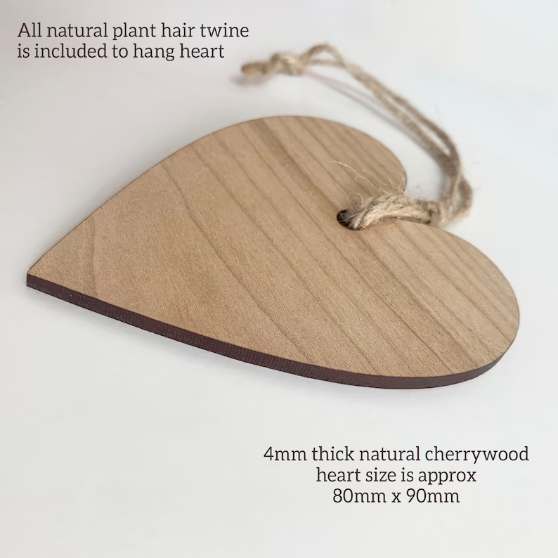 🎁💗Hanging Heart Plaque Friendship & Love Gift