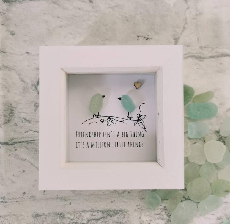 ❤️Friendship Little Things Seaglass Art