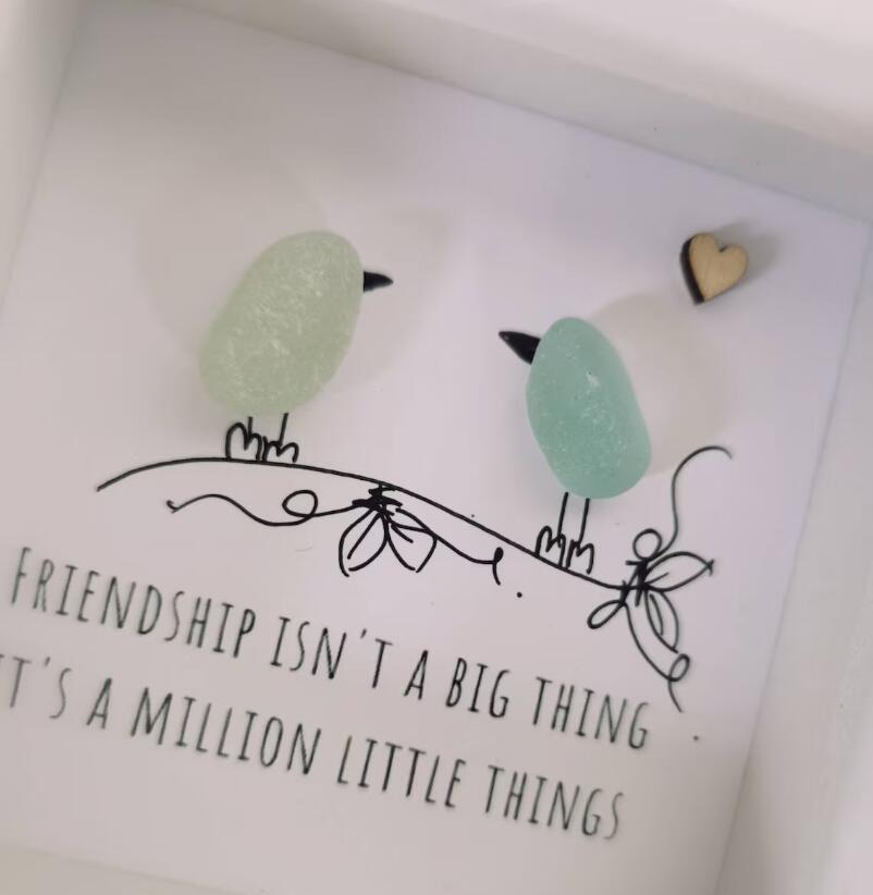 ❤️Friendship Little Things Seaglass Art