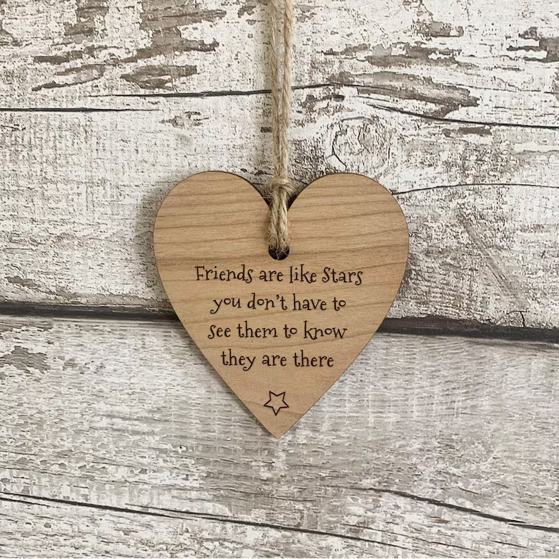 ✨💗Hanging Heart Plaque Friendship & Love Gift