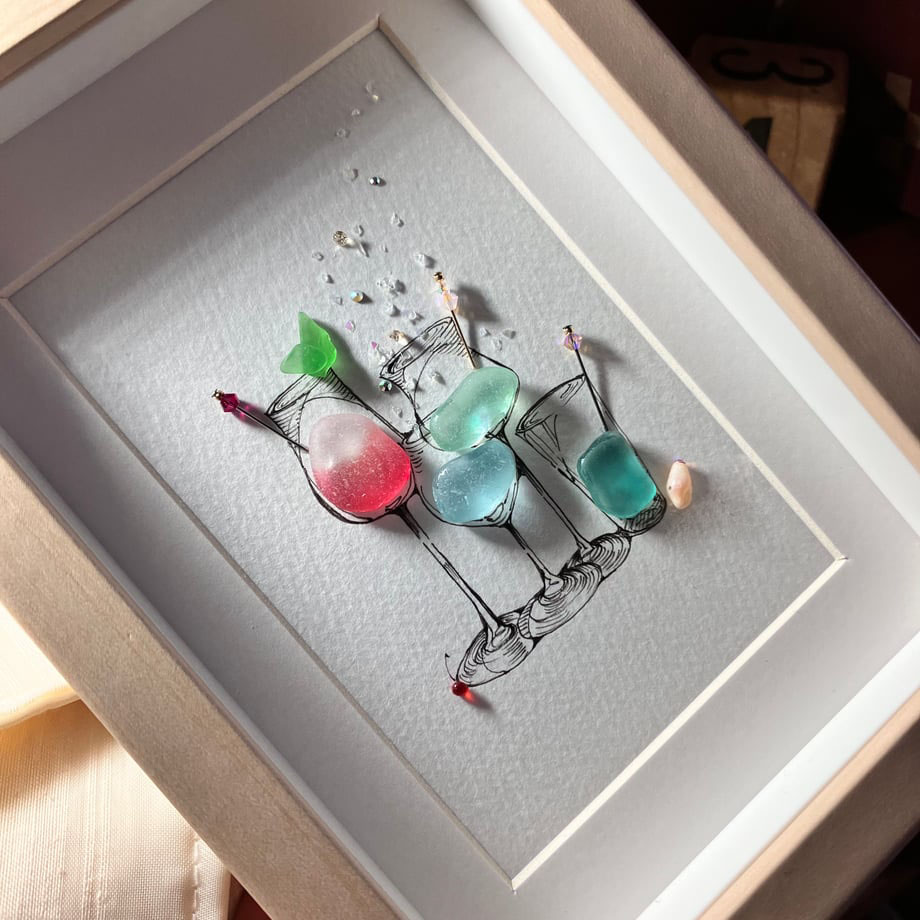 Cocktails of the Sea Glass Art