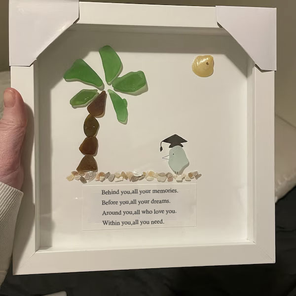 Graduation Seaglass bird