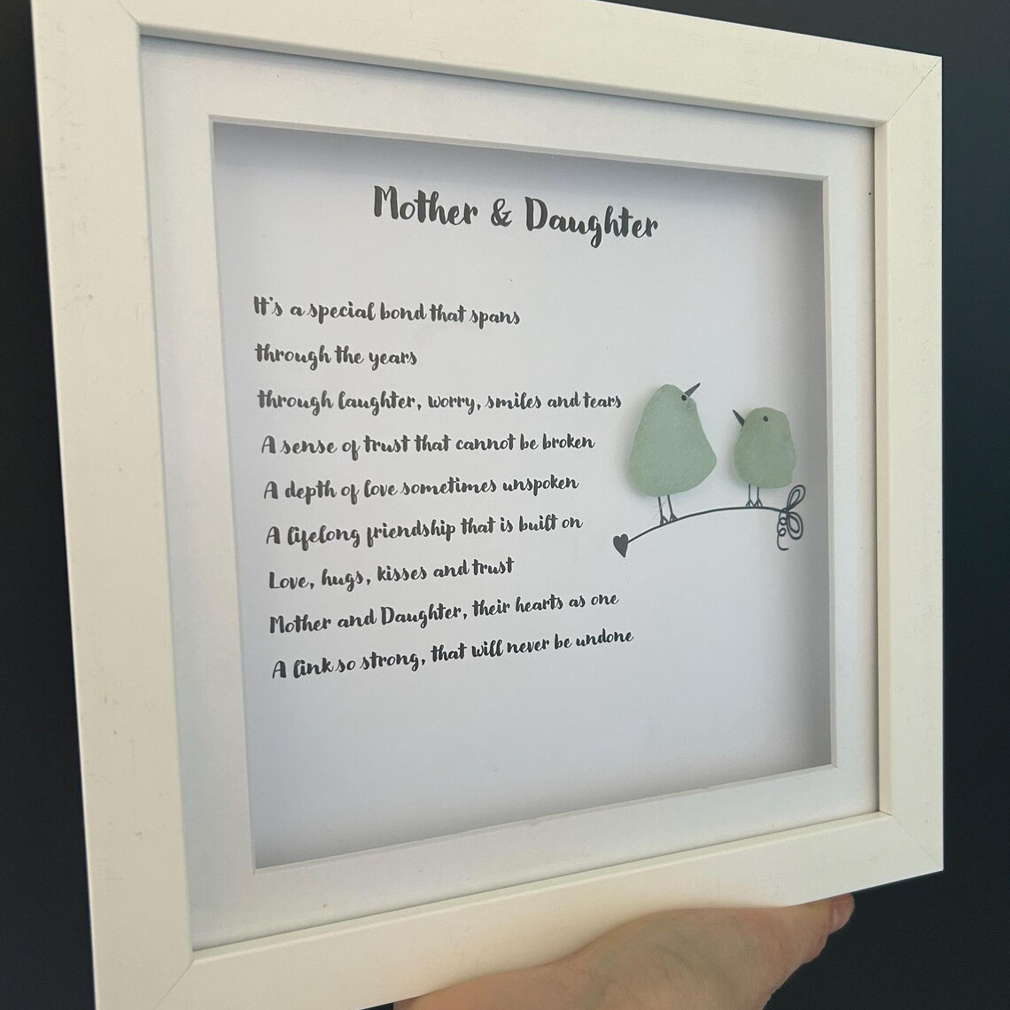 The Mother & Daughter Sea Glass Keepsake