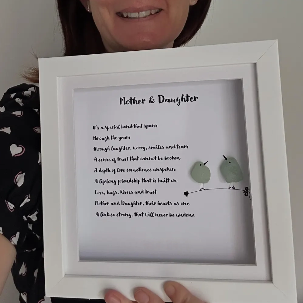 The Mother & Daughter Sea Glass Keepsake