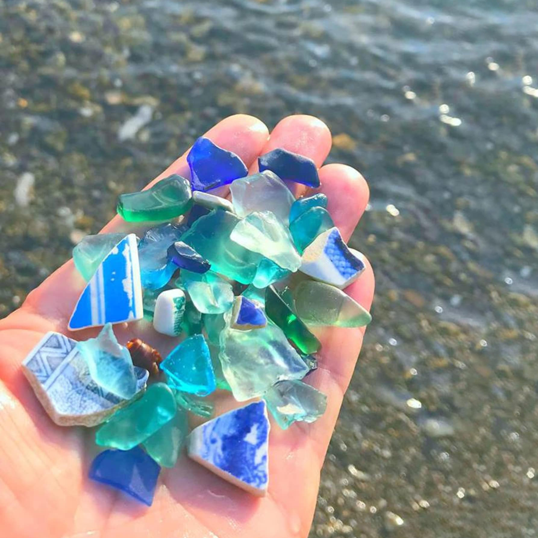 🔥Hot Sale--✨Sea Glass Necklace