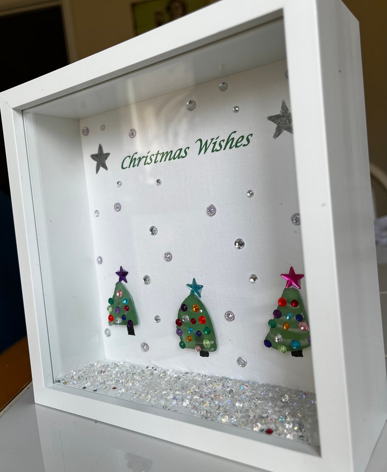 Sea glass Christmas Trees