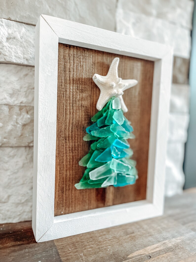 Sea Glass Christmas Tree