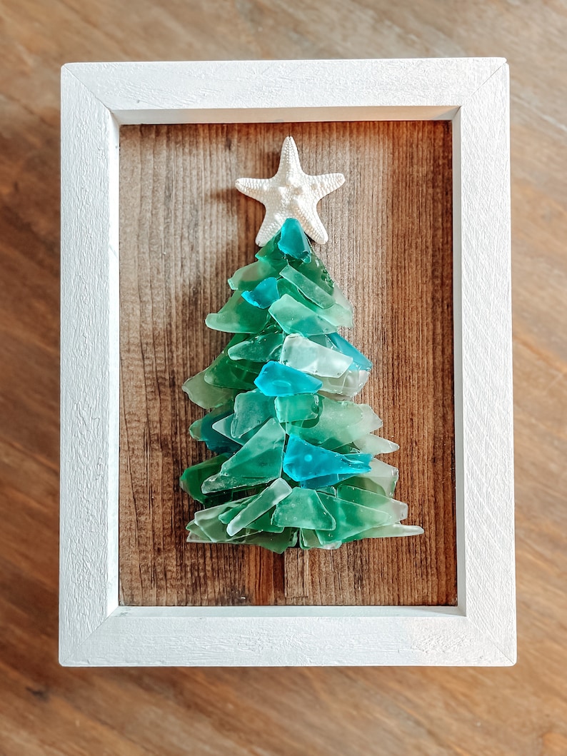 Sea Glass Christmas Tree