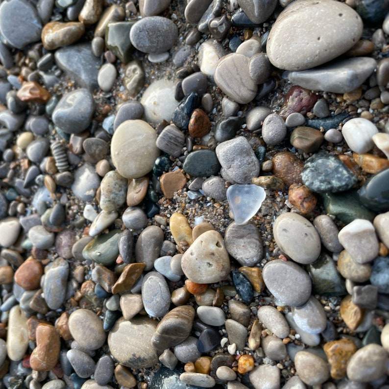 Sea Glass Friendship Art "Your heart and my heart are very very old friends" 