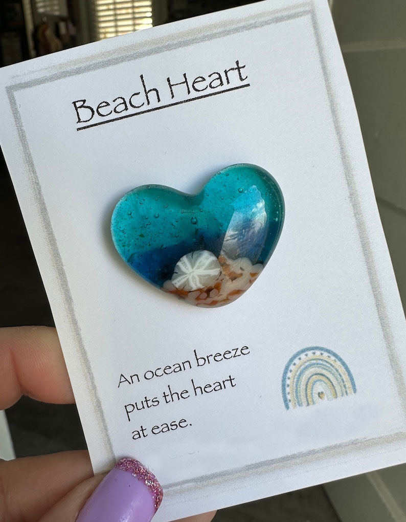 🔥LAST DAY 49% OFF - 🎁Glass Beach Pocket Heart