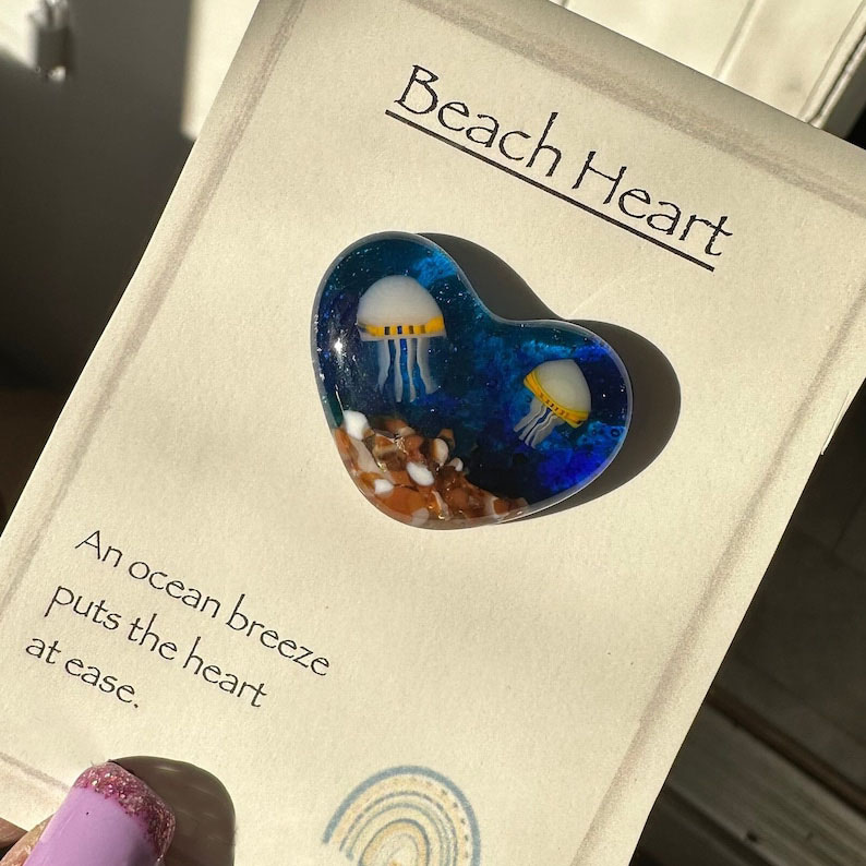 🔥LAST DAY 49% OFF - 🎁Glass Beach Pocket Heart