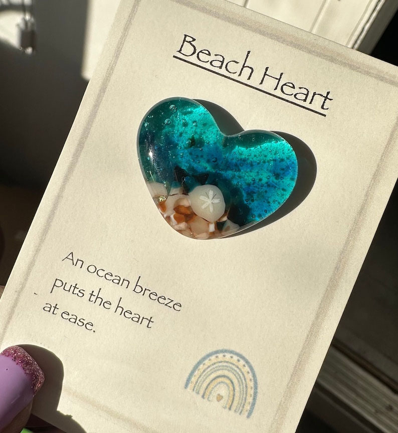 🔥LAST DAY 49% OFF - 🎁Glass Beach Pocket Heart