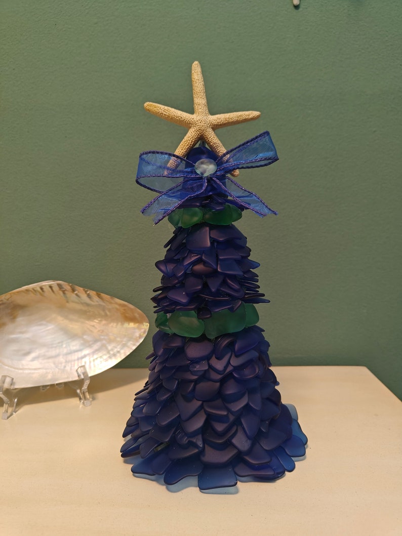 Coastal  Sea Glass Tree