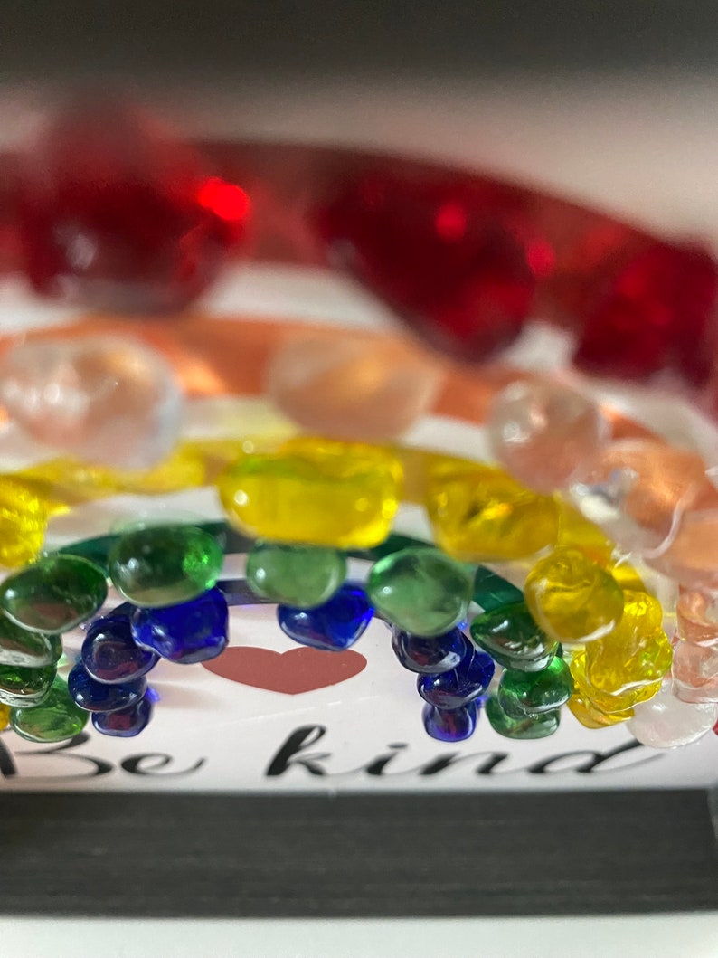 Sea Glass Rainbow Artwork