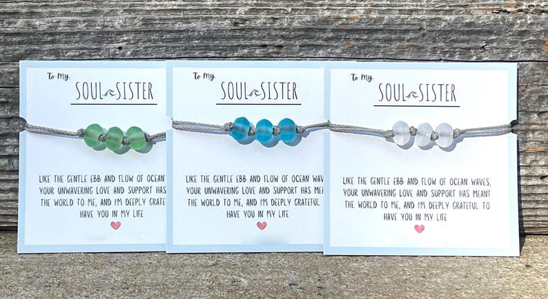Soul Sister 手链 海玻璃珠手链