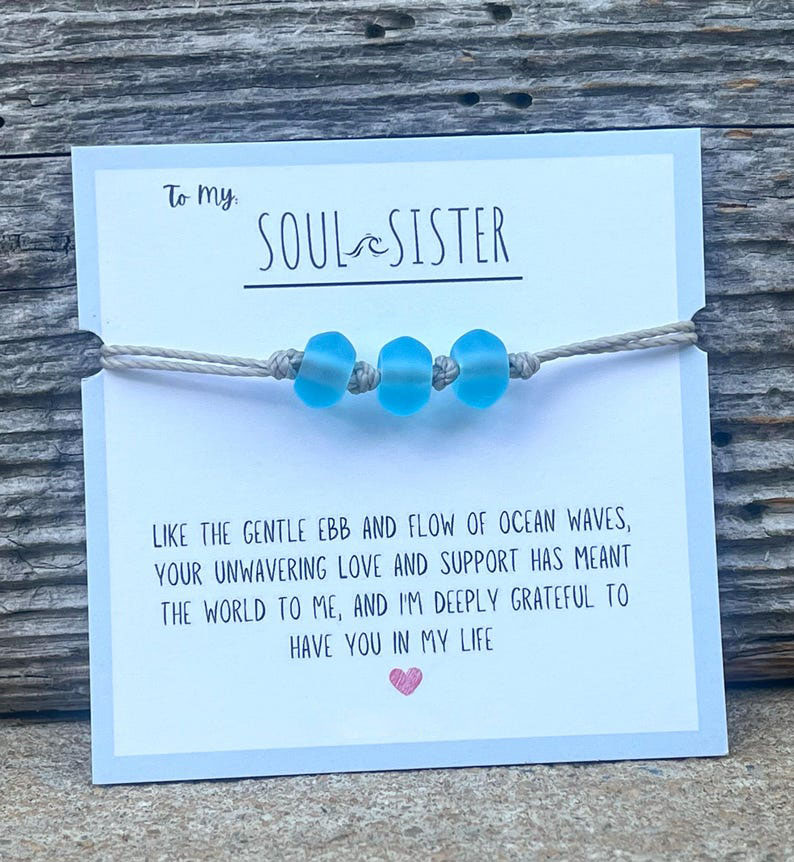 Soul Sister 手链 海玻璃珠手链