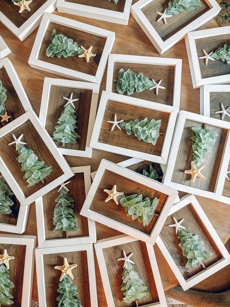 Sea Glass Christmas Tree