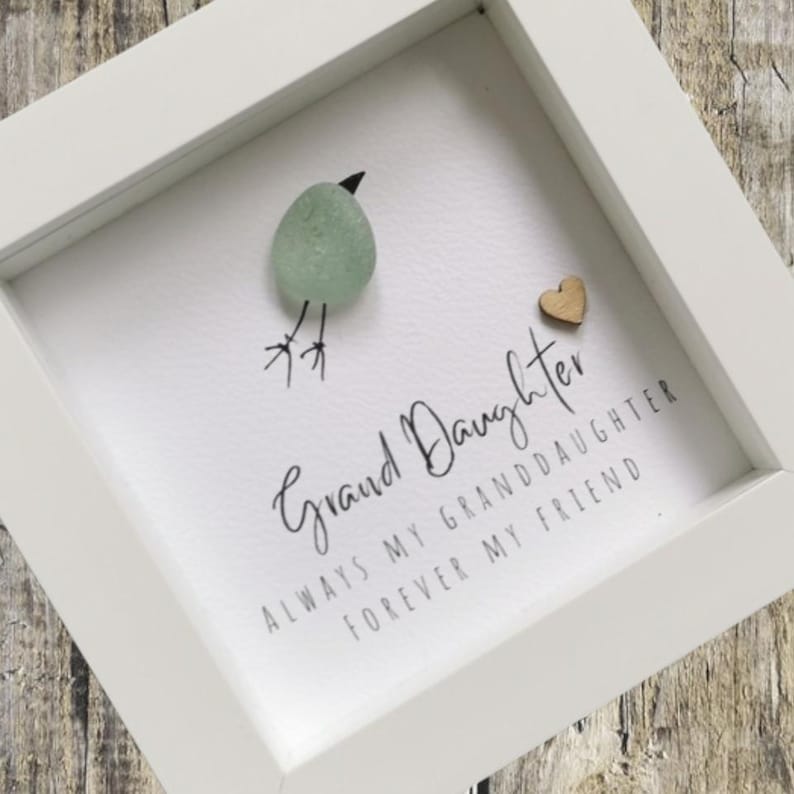 Sea Glass Granddaughter Art