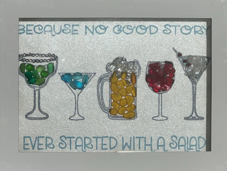 Sea Glsss Art Happy Hour Cocktails 
