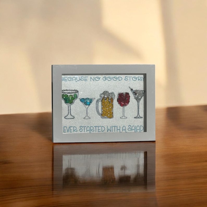 Sea Glsss Art Happy Hour Cocktails 