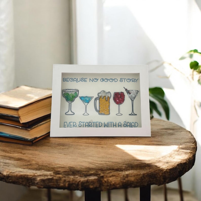 Sea Glsss Art Happy Hour Cocktails 