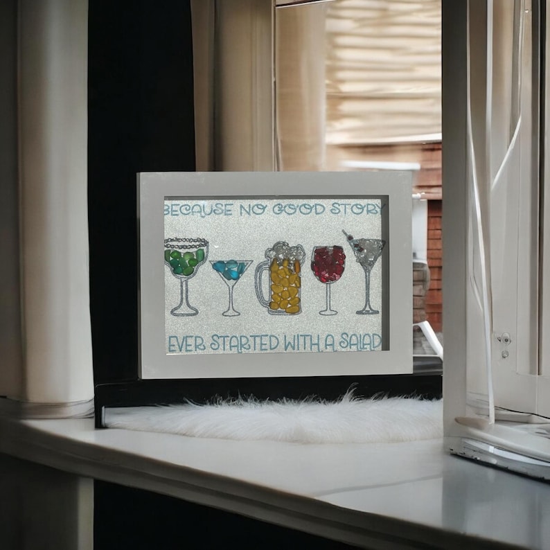 Sea Glsss Art Happy Hour Cocktails 