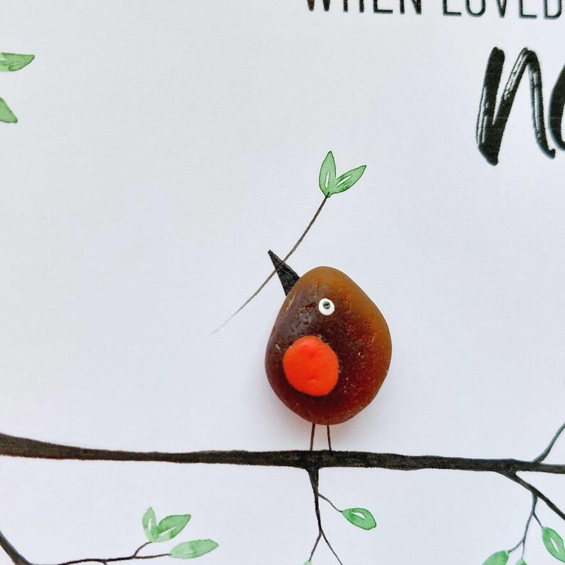 Sea Glass Robin Art
