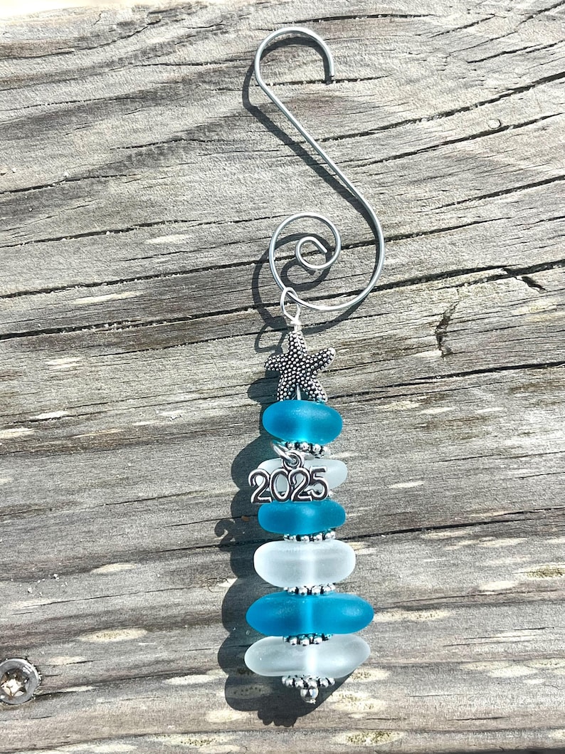 2025 Sea Glass Tree Ornament 