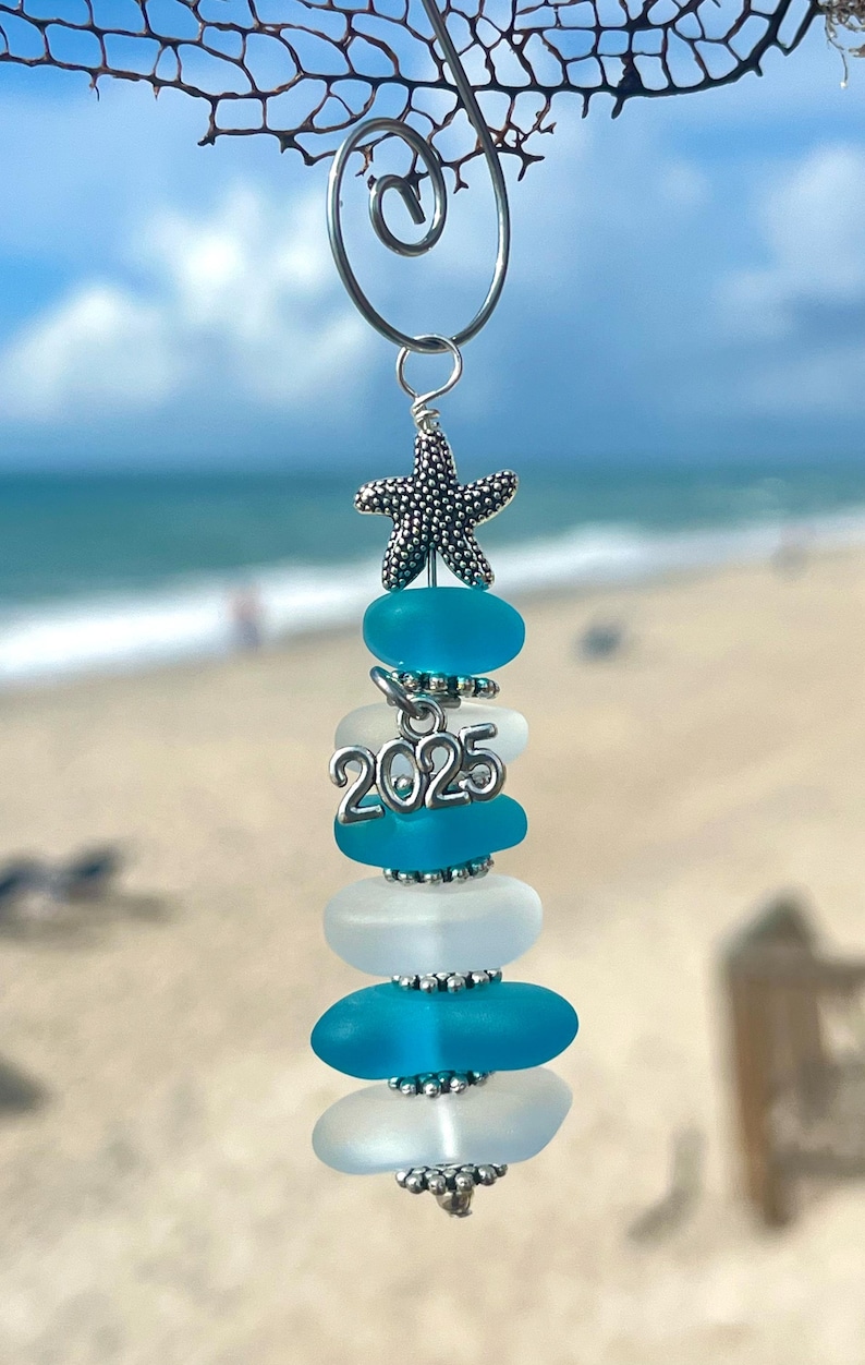 2025 Sea Glass Tree Ornament 