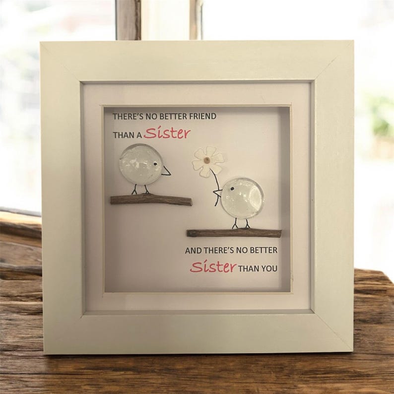 Sister Sea Glass keepsake 