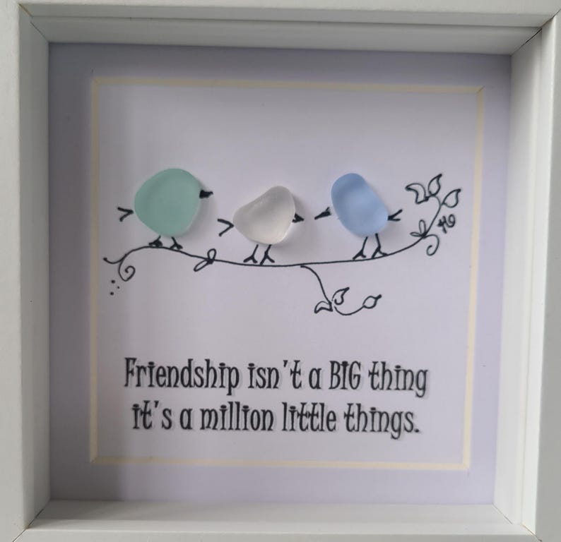 Friendship sea glass picture