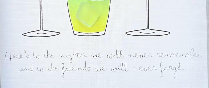 Colourful Friends Cocktail Sea Glass Keepsake