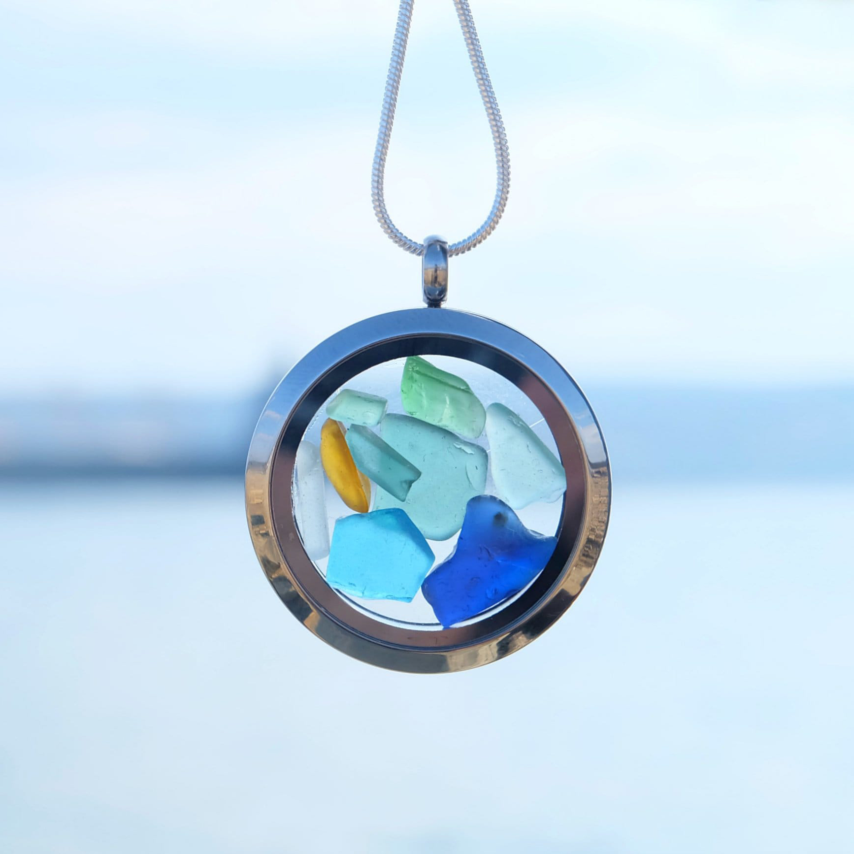 🔥Hot Sale--✨Sea Glass Necklace