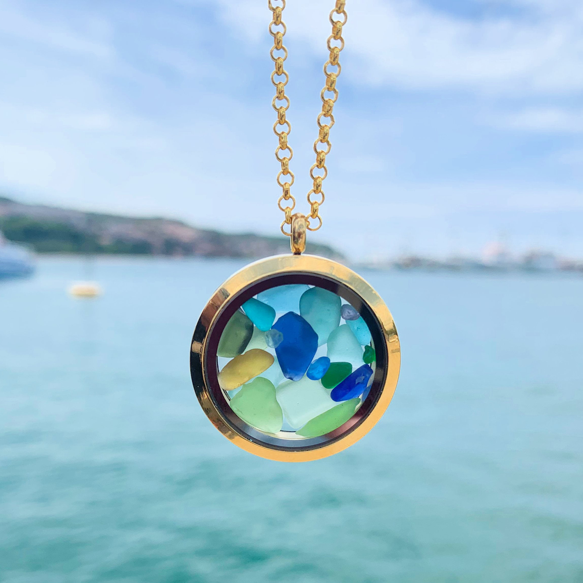 🔥Hot Sale--✨Sea Glass Necklace