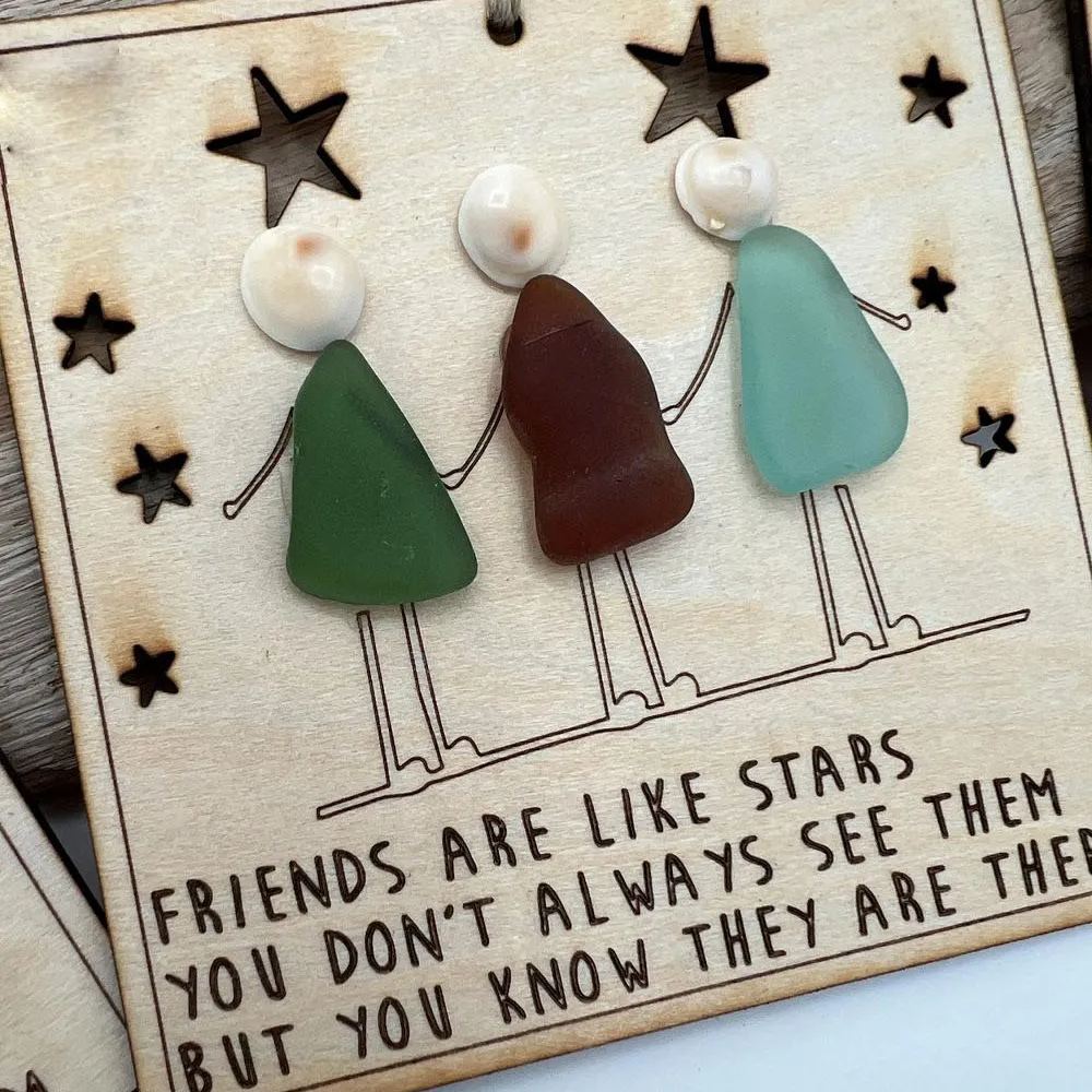✨Last Sale 49% OFF🌊Friendship Sea Glass Ornament 🎁