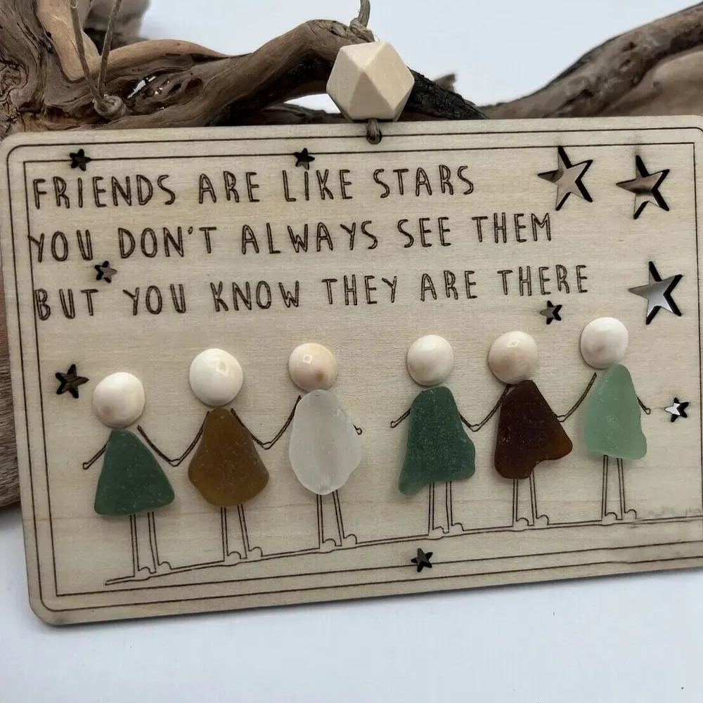 ✨Last Sale 49% OFF🌊Friendship Sea Glass Ornament 🎁
