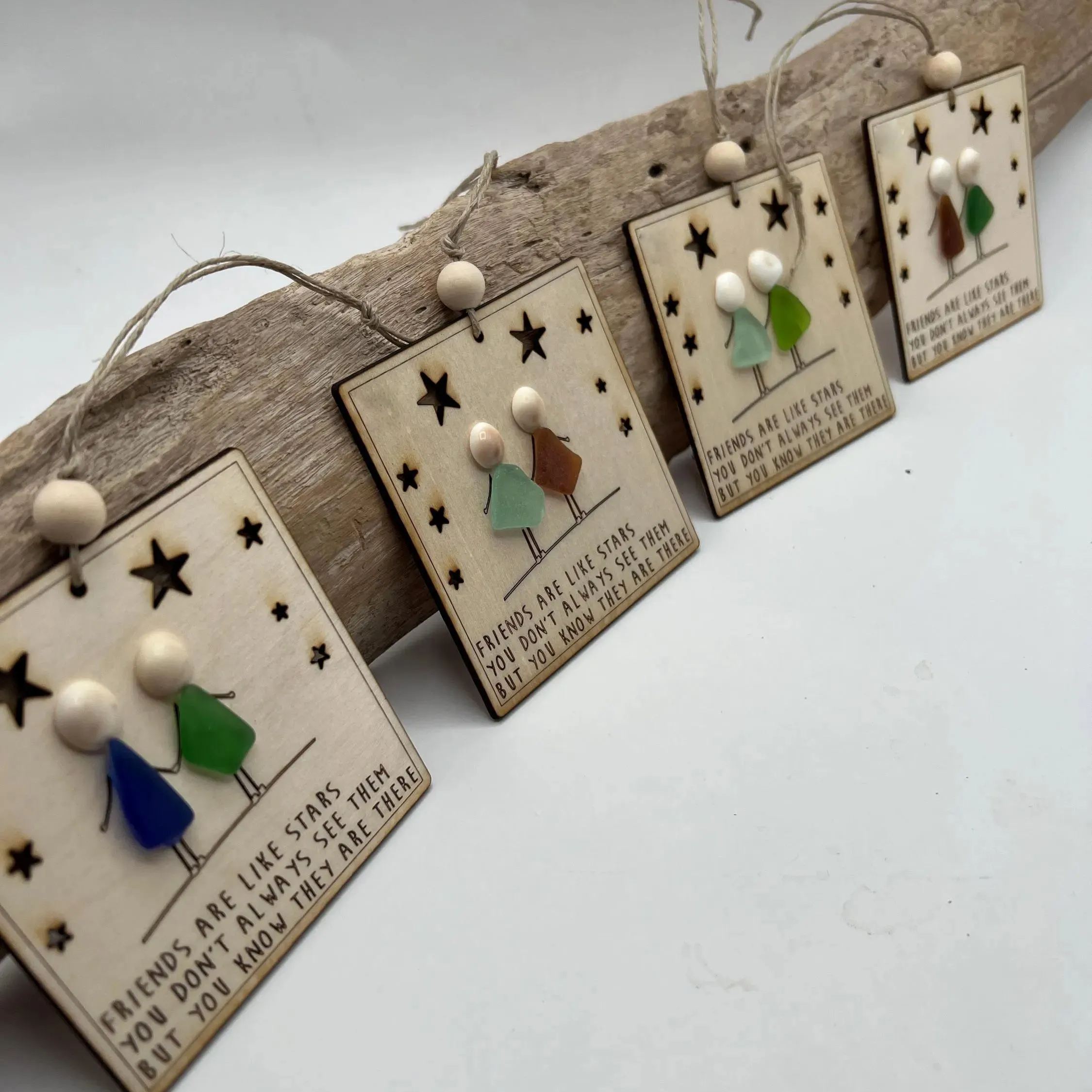 ✨Last Sale 49% OFF🌊Friendship Sea Glass Ornament 🎁