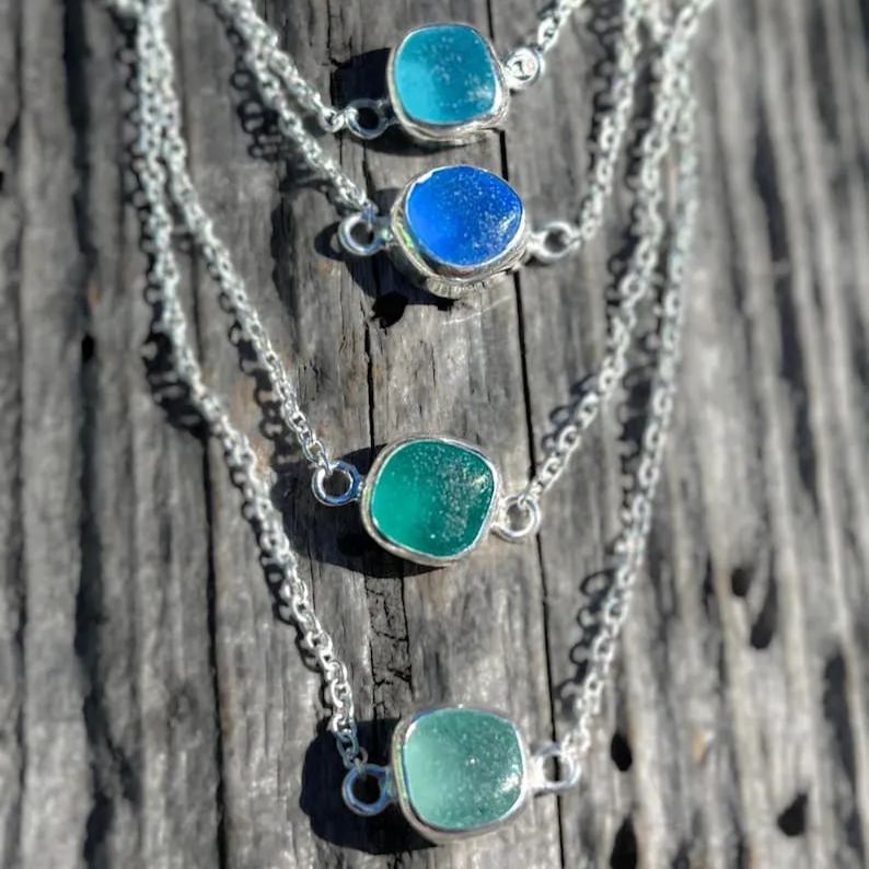 Sea Glass Bracelet for Mom 